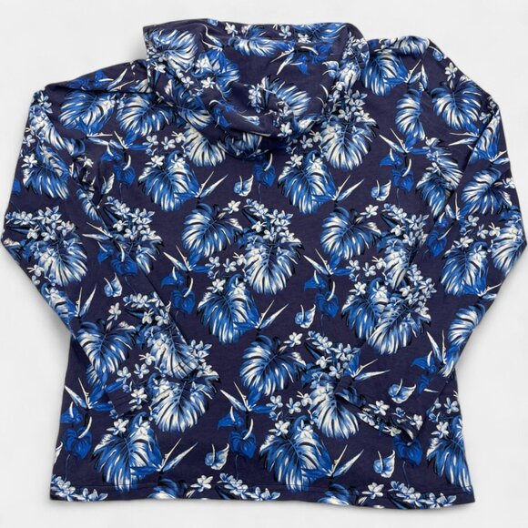 Polo Sport Ralph Lauren Tropical Hawaiian Light Hooded Sweatshirt Hoodie Men's M - Picture 3 of 10